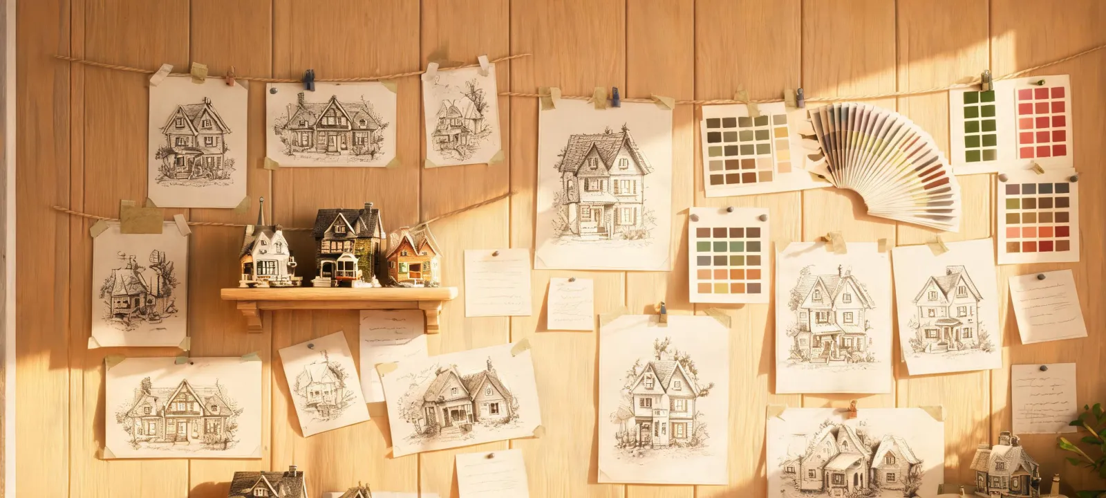 Department 56 village studio wall