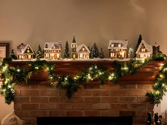 Home mantel village